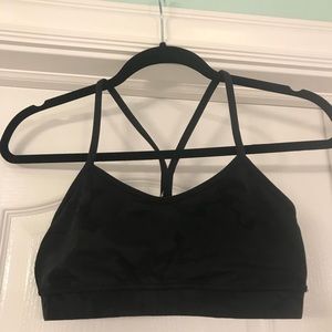 Lululemon Black Camo Sports Bra, SZ 6